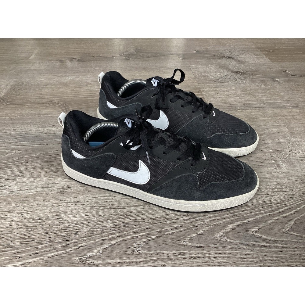 Nike SB Alleyoop Black White Panda Skateboard Shoes CJ0882-001 Mens Size 12